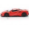 Carsdemetal.es 2018 Ferrari 488 Trilha vermelha 1:24 Bburago 18-26026