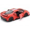 Carsdemetal.es 2018 Ferrari 488 Trilha vermelha 1:24 Bburago 18-26026