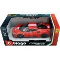 Carsdemetal.es 2018 Ferrari 488 Trilha vermelha 1:24 Bburago 18-26026