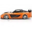 Carsdemetal.es 2006 Mazda RX-7 Fast e Furioso Tóquio Drift Orange/Black 1:24 Jada Toys 30732 253203058