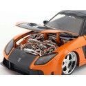 Carsdemetal.es 2006 Mazda RX-7 Fast e Furioso Tóquio Drift Orange/Black 1:24 Jada Toys 30732 253203058
