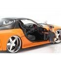 Carsdemetal.es 2006 Mazda RX-7 Fast e Furioso Tóquio Drift Orange/Black 1:24 Jada Toys 30732 253203058