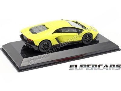 Carsdemetal.es 2013 Lamborghini Aventador LP 720-4 "Supercars" Amarelo 1:43 Salvat SC07 Editorial 2