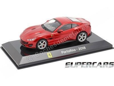 Carsdemetal.es 2018 Ferrari Portofino "Supercars" Red 1:43 Editorial Salvat SC08