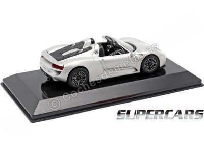 Carsdemetal.es 2013 Porsche 918 Spyder "Supercars" Silver 1:43 Salvat SC09 Editorial 2
