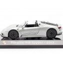 CARSDEMETAL.ES 2013 Porsche 918 Spyder "Supercars" Silver 1:43 Salvat SC09 Editorial