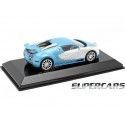 CARSDEMETAL.ES 2005 Bugatti Veyron 16.4 "Supercars" Bloco-Azul 1:43 Éditorial Salvat SC10