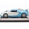 CARSDEMETAL.ES 2005 Bugatti Veyron 16.4 "Supercars" Bloco-Azul 1:43 Éditorial Salvat SC10