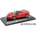 CARSDEMETAL.ES 2013 Ferrari LaFerrari "Supercars" Red-Negro 1:43 Editorial Salvat SC11