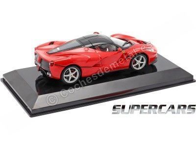 CARSDEMETAL.ES 2013 Ferrari LaFerrari "Supercars" Red-Negro 1:43 Editorial Salvat SC11 2