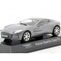 Carsdemetal.es 2009 Aston Martin One-77 "Supercars" prata cinza 1:43 editorial salvat sc14