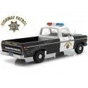 Cochesdemetal.es 1975 Ford F-100 California Highway Patrol Negro-Blanco 1:18 Greenlight 13550