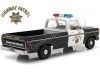 Cochesdemetal.es 1975 Ford F-100 California Highway Patrol Negro-Blanco 1:18 Greenlight 13550