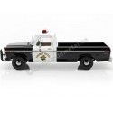 Cochesdemetal.es 1975 Ford F-100 California Highway Patrol Negro-Blanco 1:18 Greenlight 13550