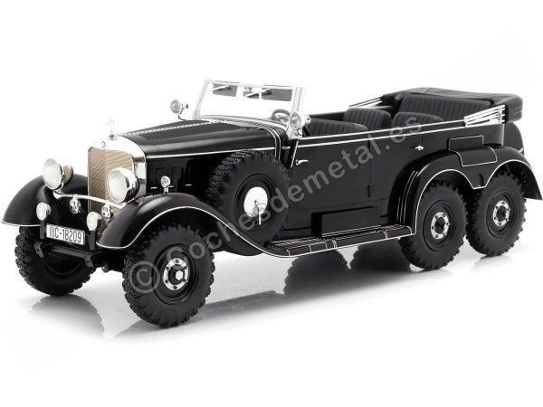 Carsdemetal.es 1938 Mercedes-Benz G4 Pullman Cabrio (W31) Black 1:18 MC Grupo 18209