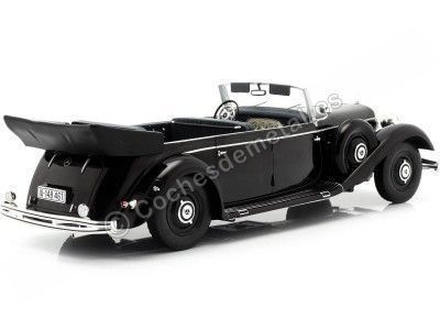 Carsdemetal.es 1938 Mercedes-Benz 770K Pullman Cabrio (W150) Black 1:18 MC Grupo 18207 2