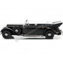 Cochesdemetal.es 1938 Mercedes-Benz 770K Pullman Cabrio (W150) Negro 1:18 MC Group 18207