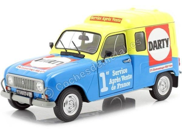 Cochesdemetal.es 1988 Renault R4 4L F4 Darty 1:18 Solino S1802204