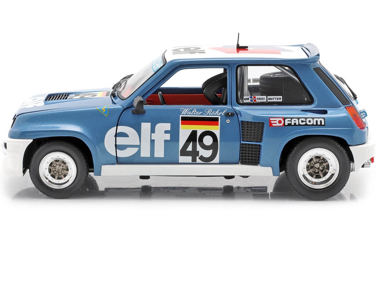 1981 Renault R5 Turbo Grupo B European Rally Walter Rohrl 1:18 Soli...