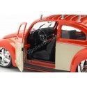 CARSDEMETAL.ES 1951 Volkswagen Beetle Custom Beetle Red-Beige 1:18 MAISTO DESIGN 32614