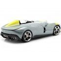 Cochesdemetal.es 2019 Ferrari Monza SP1 Boat Monopost Gris Plata 1:18 Bburago Race Play 16013