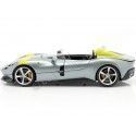 Cochesdemetal.es 2019 Ferrari Monza SP1 Boat Monopost Gris Plata 1:18 Bburago Race Play 16013