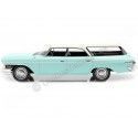 Cochesdemetal.es 1962 Chrysler Newport Town & Country Wagon Turquesa/Blanco 1:18 BoS-Models 277