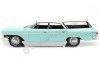 Cochesdemetal.es 1962 Chrysler Newport Town & Country Wagon Turquesa / Blanco 1:18 BOS-Models 277