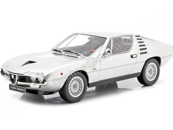 Cochesdemetal.es 1970 Alfa Romeo Montreal Gris Plata 1:18 KK-Scale KKDC180382