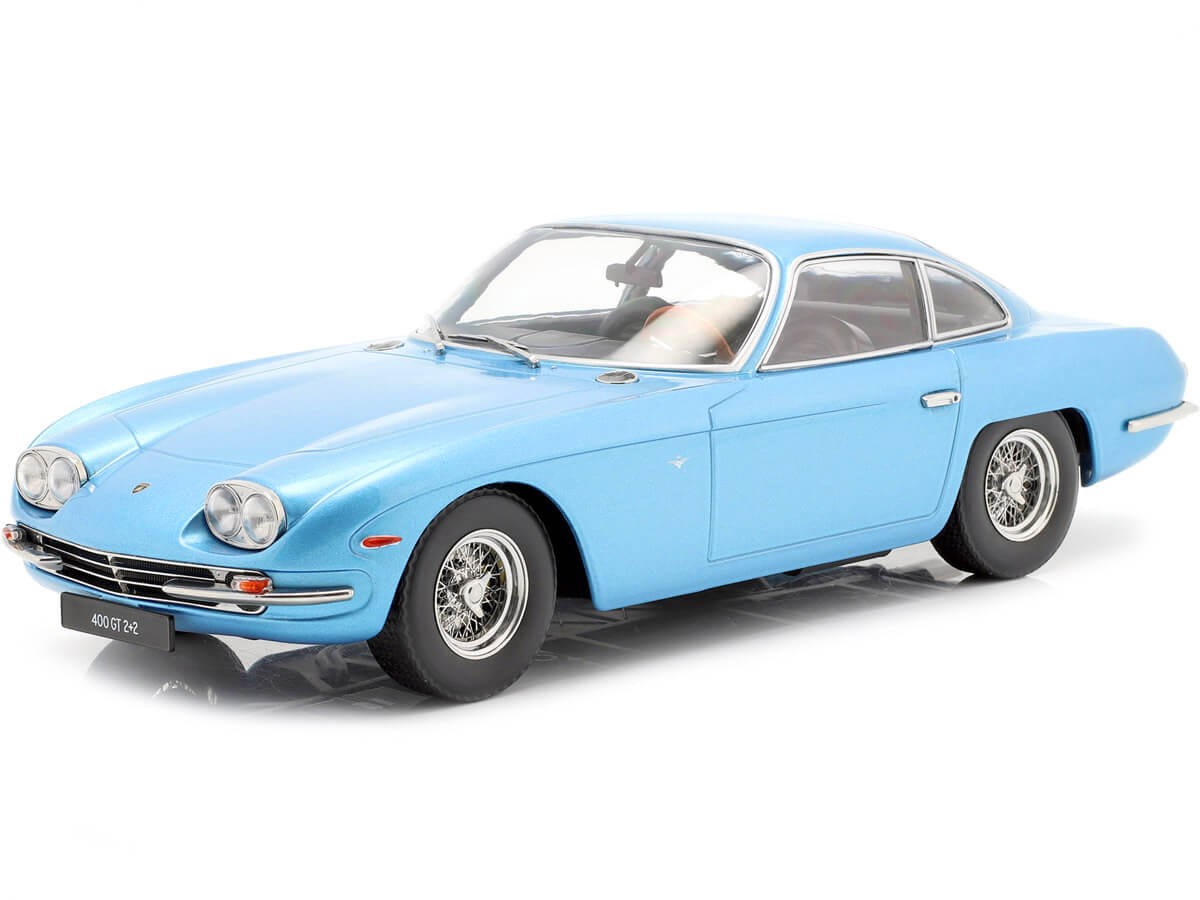 1965 Lamborghini 400 GT 2+2 Lightblue Metallic 1:18 KK-Scale 180391