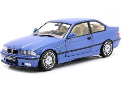 1990 BMW M3 Coupe (E36) Azul Estoril 1:18 Solido S1803901 Cochesdemetal.es