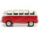 Cochesdemetal.es 1961 Volkswagen T1 Samba Bus Red/Cream 1:25 Maisto 31956