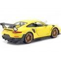 Cochesdemetal.es 2018 Porsche 911 (991 II) GT2 RS Amarillo 1:24 Maisto 31523