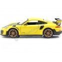 Cochesdemetal.es 2018 Porsche 911 (991 II) GT2 RS Amarillo 1:24 Maisto 31523