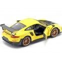 Cochesdemetal.es 2018 Porsche 911 (991 II) GT2 RS Amarillo 1:24 Maisto 31523