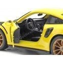 Cochesdemetal.es 2018 Porsche 911 (991 II) GT2 RS Amarillo 1:24 Maisto 31523