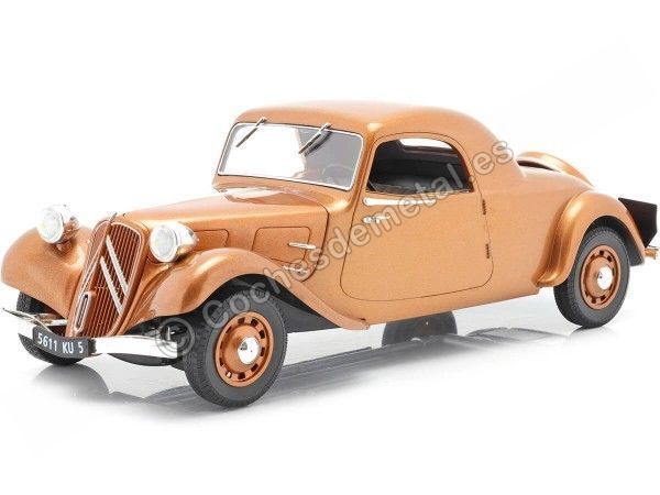 Carsdemetal.es 1938 Citroen Tracion Avant 11b Coupe Bronze 1:18 Norev 181441