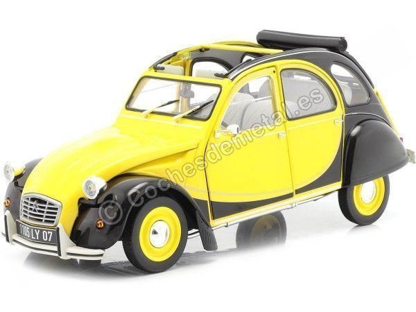 Cochesdemetal.es 1982 Citroen 2cv Charleston Amarillo / Negro 1:18 NOREV 181493