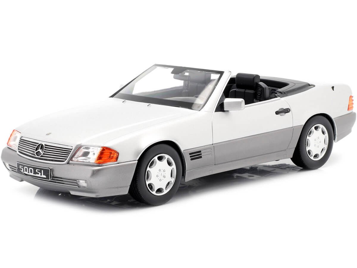 1993 Mercedes-Benz 500 SL Convertible (R129) Silver 1:18 KK