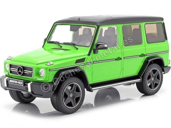 Cochesdemetal.es 2018 Mercedes-Benz G-Class G63 AMG (W463) VERDE 1:18 ISCALE 118000000037