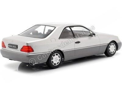 Carsdemetal.es 1992 Mercedes-Benz 600 seg C140 Cinza metálico 1:18 KK KKDC180342 2