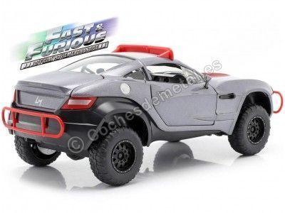 Cochesdemetal.es 2017 Local Motors Rally Fighter "Fast & Furious 8" Gray 1:24 Jada Toys 98297 2