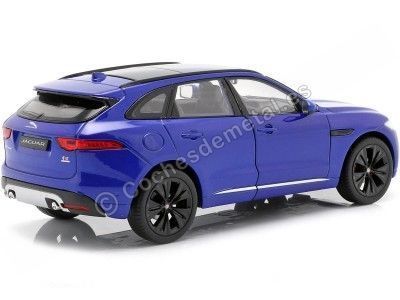 Cochesdemetal.es 2016 Jaguar F-Pace Azul Metalizado 1:24 Welly 24070 2