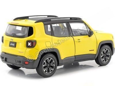 Cochesdemetal.es 2016 Jeep Renegade Trailhawk Amarillo 1:24 Welly 24071 2