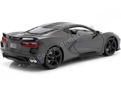 Cochesdemetal.es 2020 Chevrolet Corvette C8 Stingray Gris 1:18 Maisto 31447 2