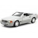 Carsdemetal.es 1989 Mercedes-Benz 500 SL Convertible (R129) Prata Metálica 1:18 Edição de Revendedor B666040656