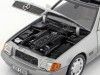 Carsdemetal.es 1989 Mercedes-Benz 500 SL Convertible (R129) Prata Metálica 1:18 Edição de Revendedor B666040656