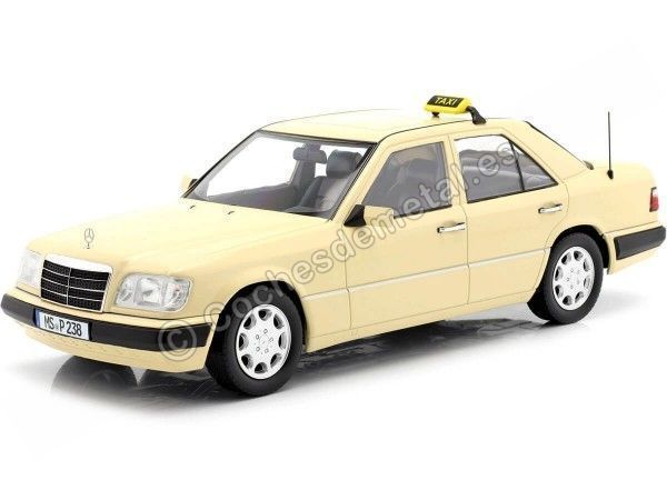 Carsdemetal.es 1989 Mercedes-Benz Classe E (W124) Berlim Taxi 1:18 ISCALE 118000056