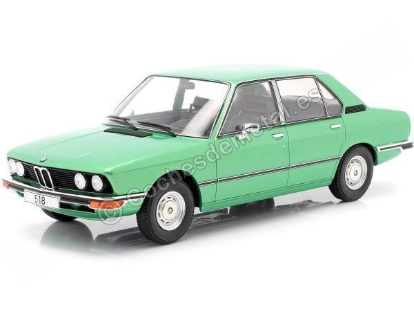 Cochesdemetal.es 1974 BMW 518 (E12) Serie 5 Verde Metalizado 1:18 MC Group 18119