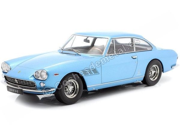 Cochesdemetal.es 1964 Ferrari 330 GT 2+2 Azul Metalizado 1:18 KK-Scale 180423